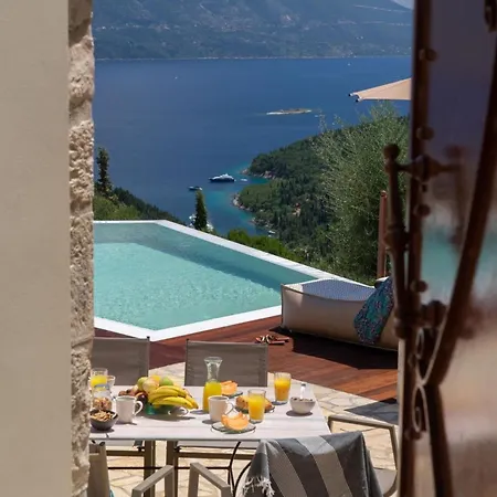 Bolios, Sea View, Private Pool Villa Matsoukáta
