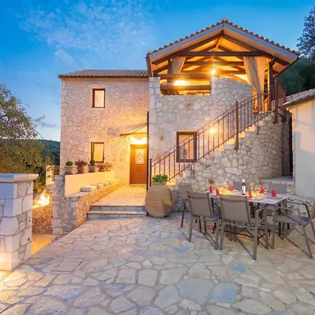 Bolios, Sea View, Private Pool Villa Matsoukáta