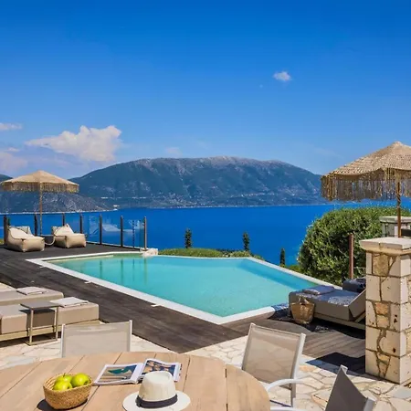 Villa Bolios, Sea View, Private Pool Matsoukáta